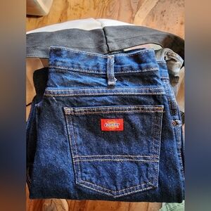 Dickies Men's Dark Blue Relaxed Jeans